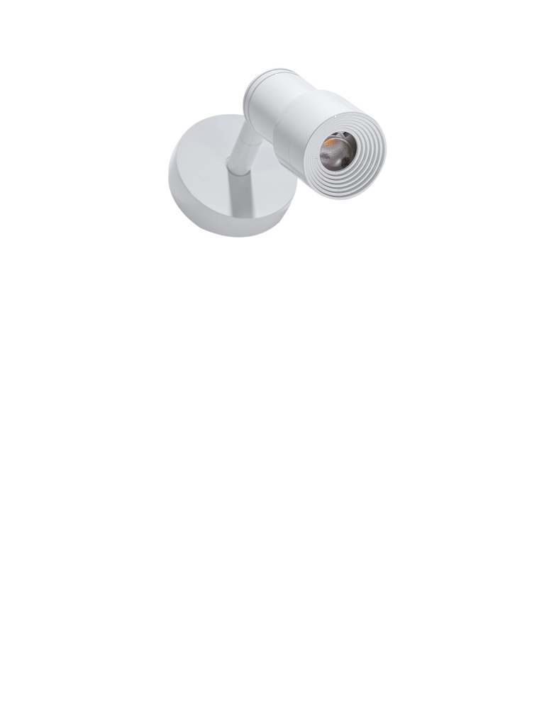 Ceiling spotlights - Azzardo LUMI 3000K WH Ceiling or Wall Spotlight White AZ4556 - product kolory-swiatla.pl 4