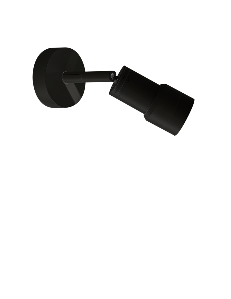 Ceiling spotlights - Azzardo LUMI 3000K BK Ceiling or Wall Spotlight Black AZ4555. - product kolory-swiatla.pl 3