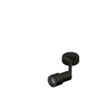 Ceiling spotlights - Azzardo LUMI 3000K BK Ceiling or Wall Spotlight Black AZ4555. - product 1