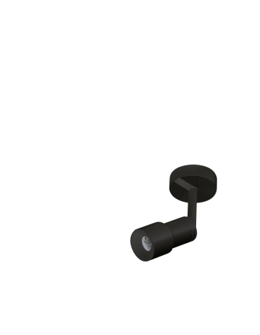 Azzardo LUMI 3000K BK Ceiling or Wall Spotlight Black AZ4555.