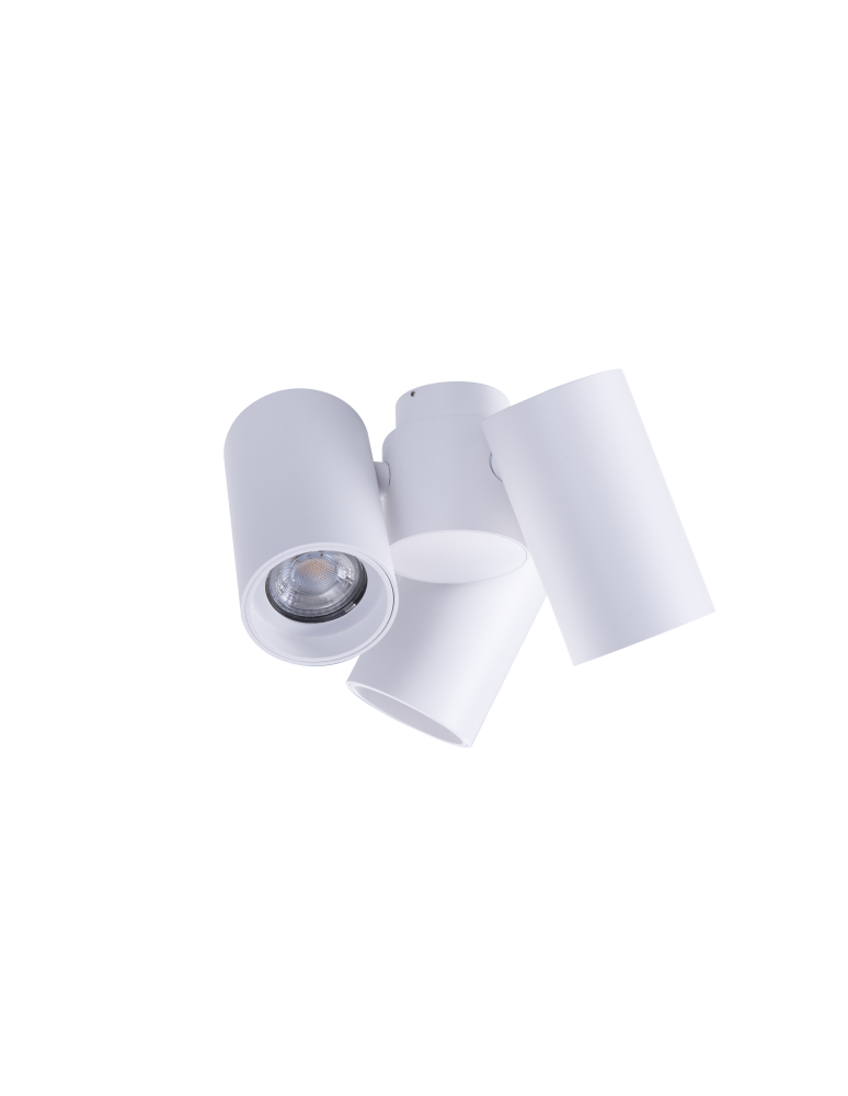 Ceiling spotlights - Azzardo MAKALU 3 WH Surface Mounted Lamp White AZ4215 - product kolory-swiatla.pl 2