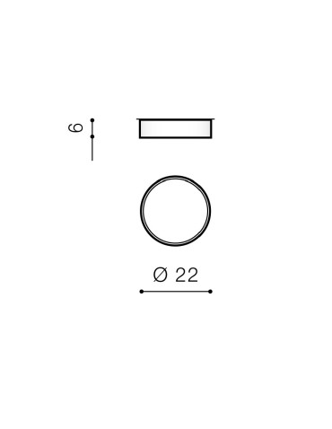 Azzardo MONZA R 22 CCT + REMOTE CONTROL (WH) Surface Mounted Lamp White AZ4757. - product 2