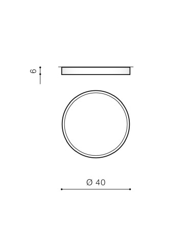 Azzardo MONZA R 40 CCT + REMOTE CONTROL (WH) Surface Mounted Lamp White AZ4763 - product 2