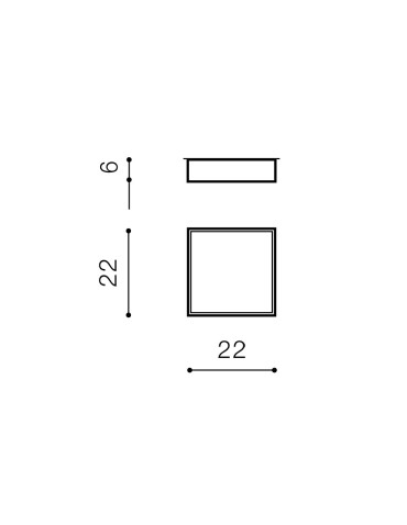 Azzardo MONZA S 22 CCT + REMOTE CONTROL (BK) Lampa Natynkowa Czarny AZ4770 - produkt 2