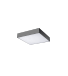 Plafonds with remote control - Azzardo MONZA S 40 CCT + REMOTE CONTROL (BK) Surface Mounted Lamp Black AZ4776 - product 1