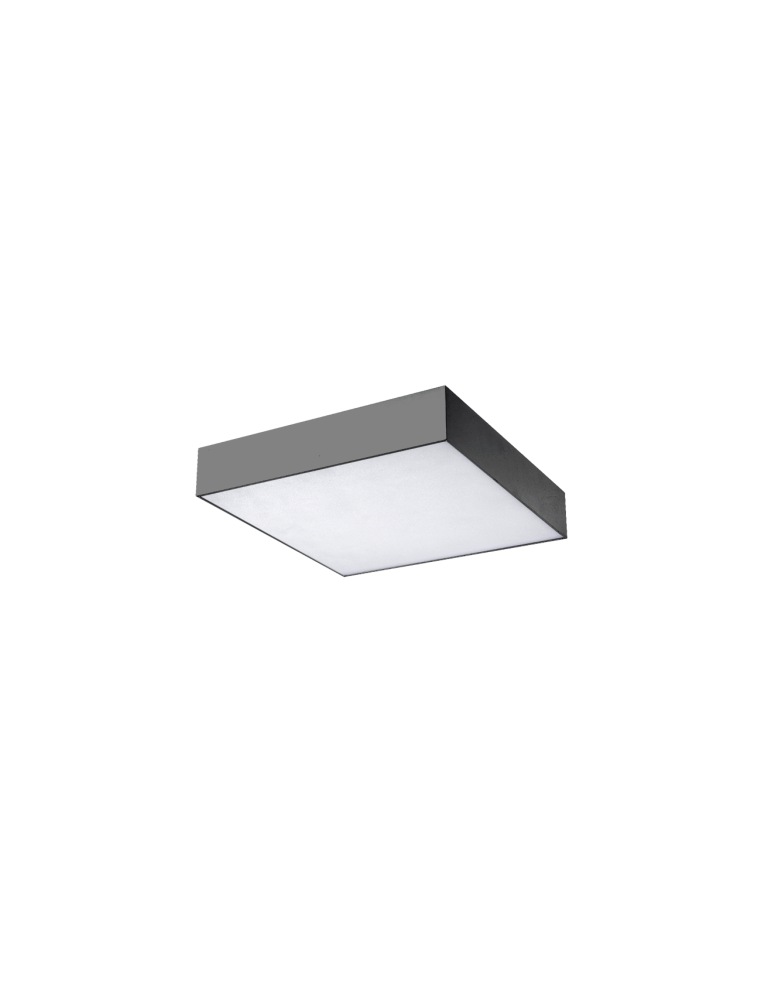 Plafonds with remote control - Azzardo MONZA S 40 CCT + REMOTE CONTROL (BK) Surface Mounted Lamp Black AZ4776 - product kolory-swiatla.pl 1