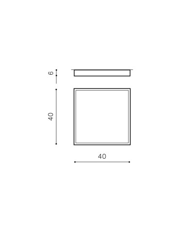 Azzardo MONZA S 40 CCT + REMOTE CONTROL (WH) Surface Mounted Lamp White AZ4775. - product 2