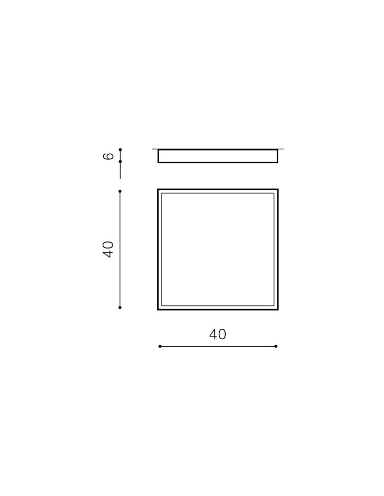 Plafonds with remote control - Azzardo MONZA S 40 CCT + REMOTE CONTROL (WH) Surface Mounted Lamp White AZ4775. - product kolory-swiatla.pl 2