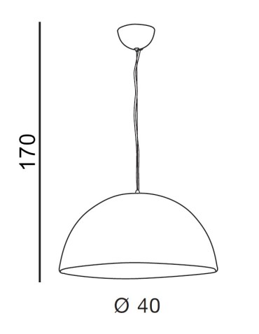 Azzardo MODENA 40 CHROME 1xE27 Wisząca Chrom AZ1400 - produkt 2