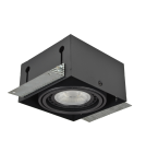 Frameless flush-mounted lamps - trimless - Azzardo NOVA GIPS BLACK/BLACK 1xES111 Recessed Black AZ2872 - product 2