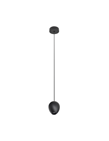 Azzardo OVUM 1 PENDANT BLACK 1xLED Pendant Black AZ3095