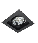 Square flush-mounted lamps - Azzardo SISTO 1 BLACK/BLACK 1xES111 Recessed Black AZ2810 - product 1
