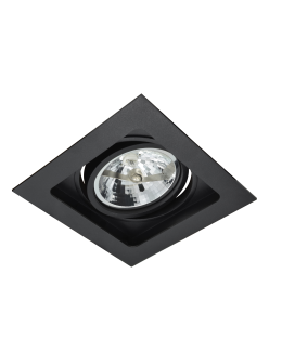 Azzardo SISTO 1 BLACK/BLACK 1xES111 Recessed Black AZ2810