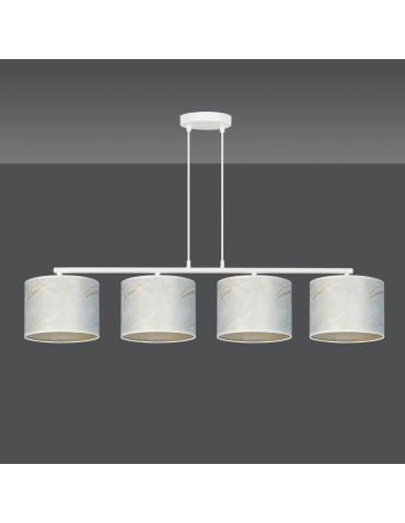 Emibig BRODDI 4 WH MARBEL WHITE LAMPA WISZĄCA BIAŁY 1049/4 - produkt 2