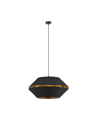 Emibig PIANO 1 BLACK/GOLD Lampa wisząca Czarny 1183/1 - produkt 2