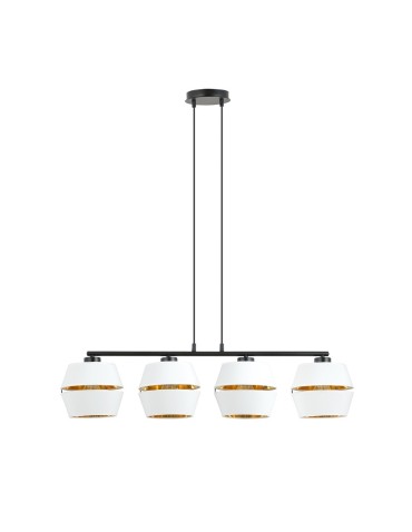 Emibig PIANO 4 WHITE/GOLD Lampa wisząca Czarny 1182/4 - produkt 2