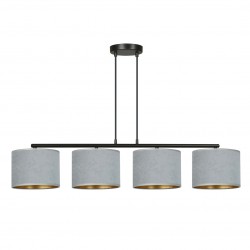 Emibig HILDE 4 BL GRAY LAMPA WISZĄCA CZARNY 1050/4