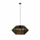 Emibig MALIA 1 BLACK/GOLD Lampa wisząca Czarny 1185/1