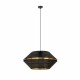 Emibig MALIA 1 BLACK/GOLD Lampa wisząca Czarny 1185/1