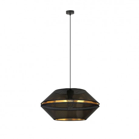 Emibig MALIA 1 BLACK/GOLD Lampa wisząca Czarny 1185/1