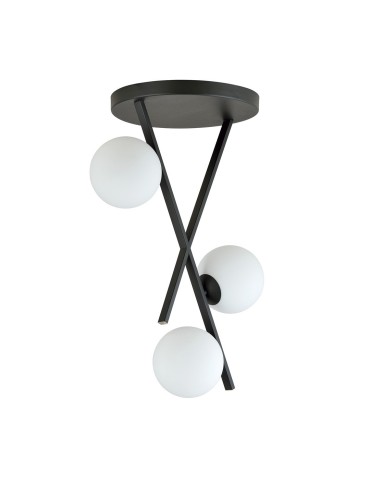 Emibig RIVER 3 OPAL Żyrandol Czarny 1194/3 - produkt 2