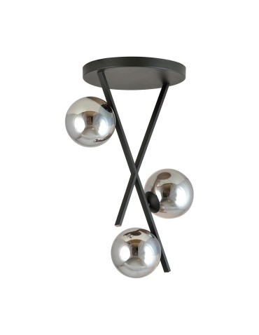 Emibig RIVER 3 GRAFIT Żyrandol Czarny 1196/3 - produkt 2