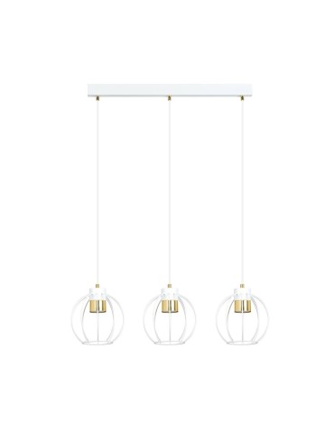 Emibig AJAX 3 WHITE/GOLD Lampa wisząca Czarny/Złoty 1224/3 - produkt 2