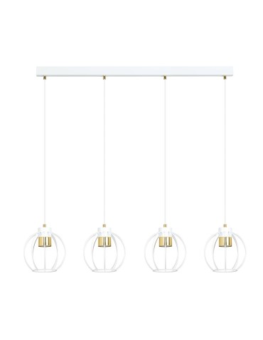 Emibig AJAX 4 WHITE/GOLD Lampa wisząca Czarny/Złoty 1224/4 - produkt 2