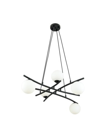 Emibig ESSA 5 OPAL Lampa wisząca Czarny 1201/5 - produkt 2