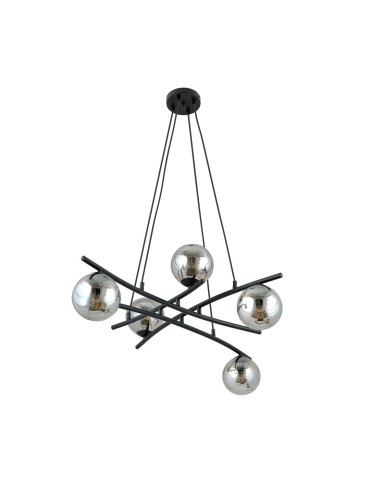 Emibig ESSA 5 GRAFIT Lampa wisząca Czarny 1203/5 - produkt 2