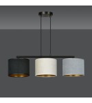 Multicolored pendant lamps - Emibig HILDE 3 BL MIX Pendant LAMP BLACK 1055/3 - product 3