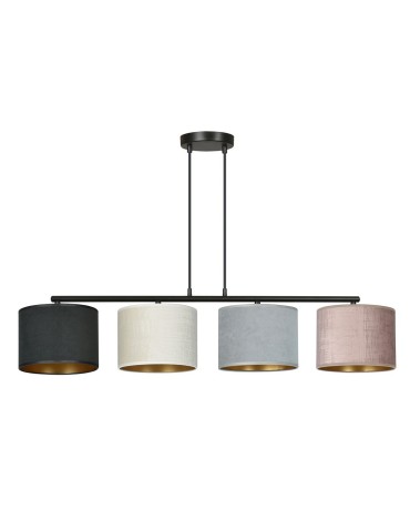 Emibig HILDE 4 BL MIX Pendant LAMP BLACK 1055/4