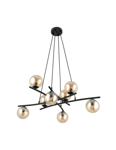 Emibig ESSA 8 MIODOWY Lampa wisząca Czarny 1204/8 - produkt 2