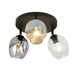 Emibig FLOW 3 PREM MIX Lampa sufitowa Czarny 1180/3PREM