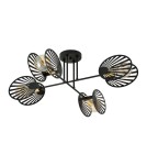 Loft ceiling lamps - industrial - Emibig TALIA 4 Ceiling lamp Black 1181/4 - product 2