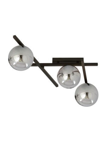 Emibig SMART 3 BLACK/GRAFIT LAMPA SUFITOWA CZARNY 1104/3 - produkt 2