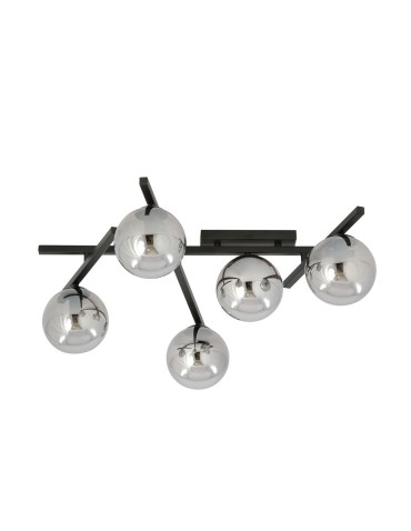 Emibig SMART 5 BLACK/GRAFIT LAMPA SUFITOWA CZARNY 1104/5 - produkt 2