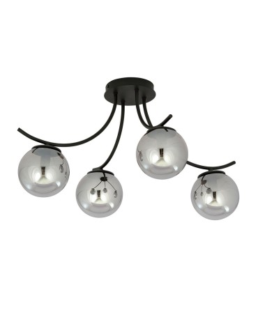 Emibig BOSTON 4 BLACK/GRAFIT LAMPA SUFITOWA CZARNY 1110/4 - produkt 2