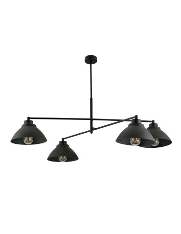Emibig GLAM 4 BLACK/OPAL LAMPA WISZĄCA CZARNY 1112/4 - produkt 2
