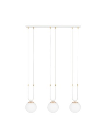 Emibig GLAM 3 WHITE/OPAL LAMPA WISZĄCA BIAŁY 1115/3 - produkt 2