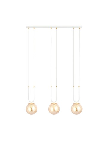 Emibig GLAM 3 WHITE/MIODOWY LAMPA WISZĄCA BIAŁY 1117/3 - produkt 2