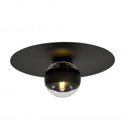 Emibig SOLAR 1 BLACK/STRIPE LAMPA SUFITOWA CZARNY 1129/1