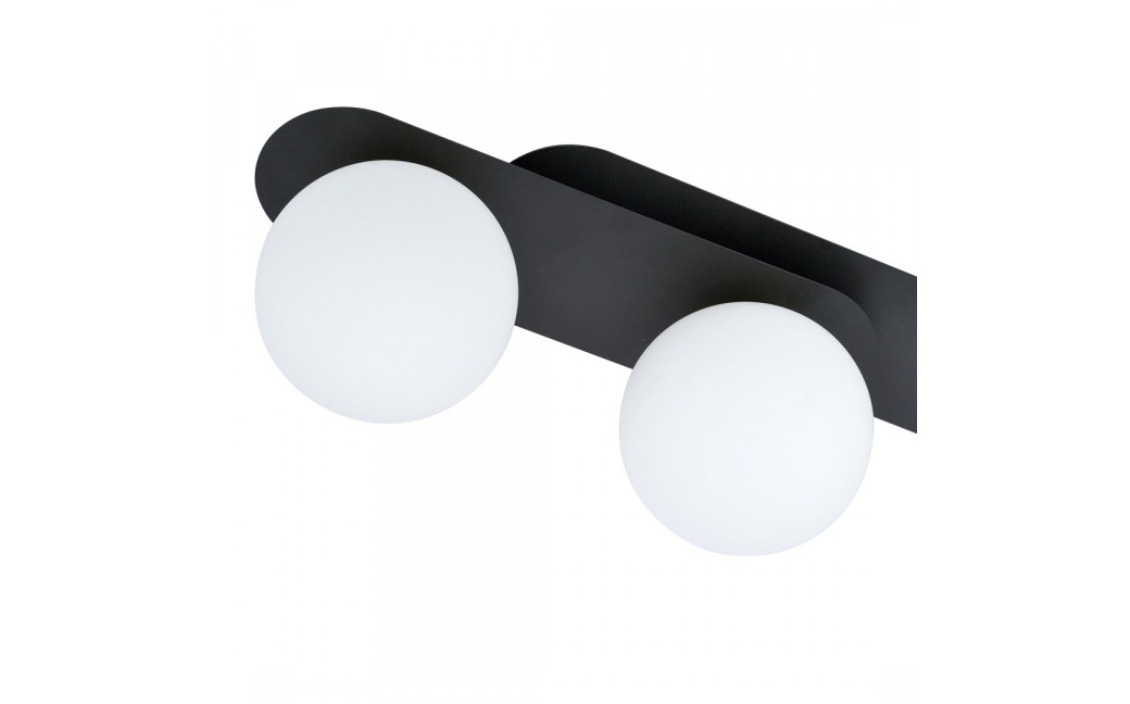 Emibig PLAZA 3 BLACK/OPAL LAMPA SUFITOWA CZARNY 1118/3