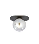 Small ceiling lamps - Emibig PLAZA 1 BLACK/GRAPHITE SUSPENSION LAMP BLACK 1119/1 - product 1