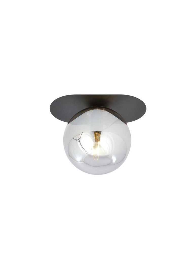 Small ceiling lamps - Emibig PLAZA 1 BLACK/GRAPHITE SUSPENSION LAMP BLACK 1119/1 - product kolory-swiatla.pl 1