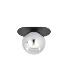 Small ceiling lamps - Emibig PLAZA 1 BLACK/GRAPHITE SUSPENSION LAMP BLACK 1119/1 - product 2