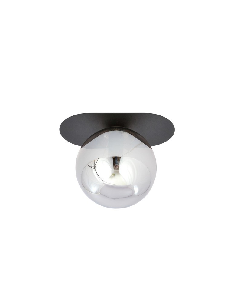 Small ceiling lamps - Emibig PLAZA 1 BLACK/GRAPHITE SUSPENSION LAMP BLACK 1119/1 - product kolory-swiatla.pl 2