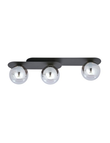 Emibig PLAZA 3 BLACK/GRAFIT LAMPA SUFITOWA CZARNY 1119/3 - produkt 2