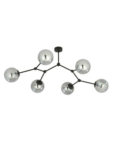 Emibig SPACE 6 BLACK/GRAFIT LAMPA SUFITOWA CZARNY 1134/6 - produkt 2