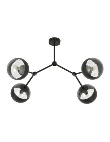 Emibig SPACE 4 BLACK/STRIPE LAMPA SUFITOWA CZARNY 1135/4 - produkt 2